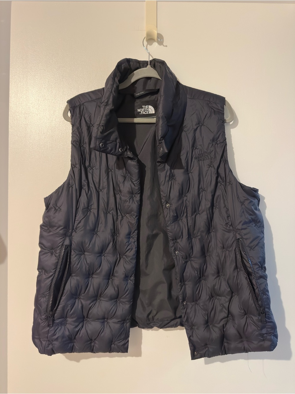The North Face Women's Navy Quilted Down Vest